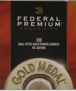 Federal Premium Gold Medal Small Pistol Match Primers #100M