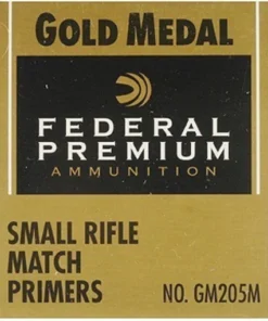 Federal Premium Gold Medal Small Rifle Match Primers #205M