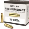 Nosler Custom Brass 300 Winchester Short Magnum (WSM) Box of 25