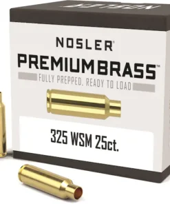 Nosler Custom Brass 325 Winchester Short Magnum (WSM) Box of 25