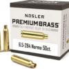 Nosler Custom Brass 6.5mm-284 Norma Box of 50