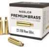 Nosler Custom Brass 22-250 Remington Box of 50