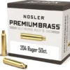 Nosler Brass 204 Ruger Bag of 250