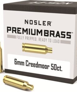 Nosler Custom Brass 6mm Creedmoor Box of 50