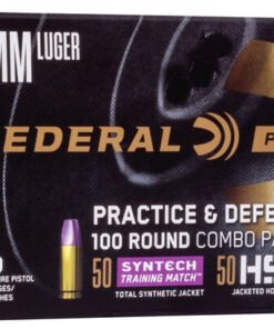 FP P9HST1TM100 9mmLugerHSTJHP PracticeDefendComboPack100Count R.jpg