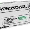 Opplanet winchester 5 56x45mm fmj 62 gr 20 rounds rifle ammo wm855k main 1.jpg
