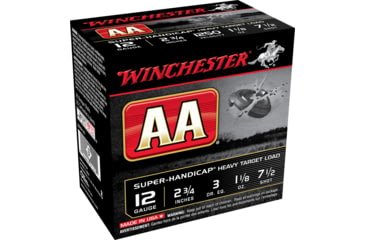 Opplanet winchester aa 12 gauge 1 1 8 oz 2 75in centerfire shotgun ammo 25 rounds aaha127 main.jpg