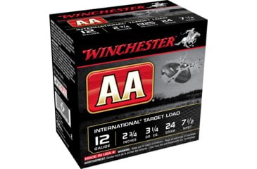 Opplanet winchester aa 12 gauge 24 g 2 75in centerfire shotgun ammo 25 rounds aanl127 main.jpg