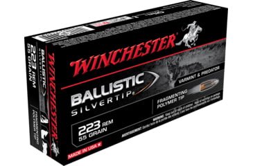 Opplanet winchester ballistic silvertip 223 remington 55 grain fragmenting polymer tip brass cased centerfire rifle ammo 20 rounds sbst223b main.jpg