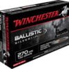 Opplanet winchester ballistic silvertip 270 winchester 130 grain fragmenting polymer tip brass cased centerfire rifle ammo 20 rounds sbst270 main.jpg