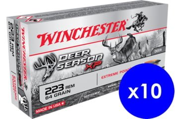 Opplanet winchester deer season xp 223 remington 64 grain extreme point polymer tip centerfire rifle ammo 200 rounds main 1.jpg