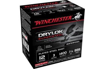 Opplanet winchester drylok 12 gauge 1 1 4 oz 3in centerfire shotgun ammo 25 rounds xsc123bbb main.jpg