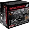 Opplanet winchester dual bond handgun 500 s w magnum 375 grain bonded dual jacket centerfire pistol ammo 20 rounds s500swdb main.jpg