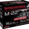 Opplanet winchester m 22 22 long rifle 40 grain copper plated lead round nose rimfire ammo 1000 rounds s22lrt main.jpg