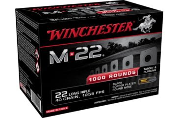 Opplanet winchester m 22 22 long rifle 40 grain copper plated lead round nose rimfire ammo 1000 rounds s22lrt main.jpg