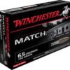 Opplanet winchester match 6 5 creedmoor 140 grain boat tail hollow point centerfire rifle ammo 20 rounds s65cm main.jpg