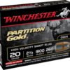 Opplanet winchester partition gold 20 gauge 260 pellets 2 75in centerfire shotgun slug ammo 5 rounds ssp20 main.jpg