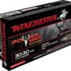 Opplanet winchester power max bonded 30 30 winchester 170 grain bonded rapid expansion protected hollow point centerfire rifle ammo 20 rounds x30303bp main.jpg