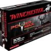 Opplanet winchester power max bonded 308 winchester 150 grain bonded rapid expansion protected hollow point centerfire rifle ammo 20 rounds x3085bp main.jpg