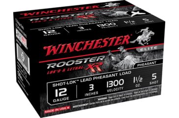 Opplanet winchester rooster xr 12 gauge 1 1 2 oz 3in centerfire shotgun ammo 15 rounds srxr1235 main.jpg