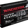 Opplanet winchester super clean 9mm luger 90 grain full metal jacket centerfire pistol ammo 50 rounds w9mmlf main.jpg
