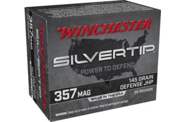 Opplanet winchester super x handgun 357 magnum 145 grain silvertip jacketed hollow point centerfire pistol ammo 20 rounds w357st main.jpg