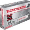 Opplanet winchester super x handgun 38 special 148 grain lead wadcutter brass cased centerfire pistol ammo 50 rounds x38smrp main.jpg