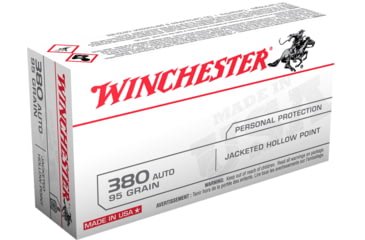 Opplanet winchester super x handgun 380 acp 95 grain jacketed hollow point centerfire pistol ammo 50 rounds usa380jhp main.jpg