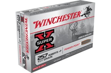 Opplanet winchester super x rifle 257 roberts p 117 grain power point centerfire rifle ammo 20 rounds x257p3 main.jpg