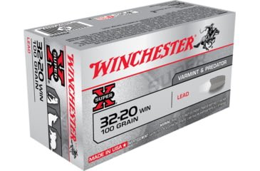 Opplanet winchester super x rifle 32 20 winchester 100 grain lead flat nose brass cased centerfire rifle ammo 50 rounds x32201 main.jpg