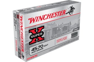 Opplanet winchester super x rifle 45 70 government 405 grain cowboy action lead flat nose centerfire rifle ammo 20 rounds x4570cb main.jpg