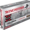 Opplanet winchester super x rifle 7 62x39mm 123 grain power point brass cased centerfire rifle ammo 20 rounds x76239 main.jpg
