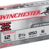 Opplanet winchester super x shotshell 12 gauge 16 pellets 2 75in centerfire shotgun buckshot ammo 5 rounds xb121 main.jpg