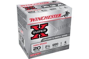 Opplanet winchester super x shotshell 20 gauge 1 oz 2 75in centerfire shotgun ammo 25 rounds x206 main.jpg
