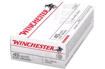 Opplanet winchester usa handgun 45 acp 230 grain full metal jacket brass cased centerfire pistol ammo 50 rounds q4170 main 1.jpg
