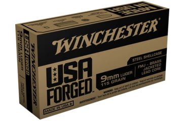 Opplanet winchester usa handgun forged 9mm luger 115 grain full metal jacket steel centerfire pistol ammo 50 rounds win9sv main.jpg
