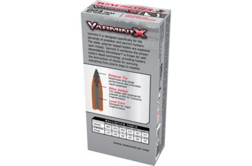 Opplanet winchester varmint x rifle 223 remington 40 grain rapid expansion polymer tip centerfire rifle ammo 20 rounds x223p1 main 2.jpg